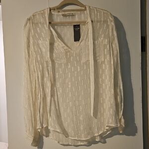 AF Sheer Metallic Shirt